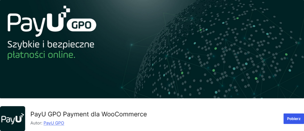 Wtyczka Payu do WordPress w repozytorium wordpress.org